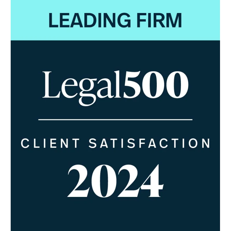 Client Satisfaction Award Bergt Law Leading Firm Legal 500