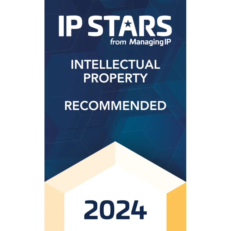 IP Stars 2024 Bergt Law Intellectual Property Recommended